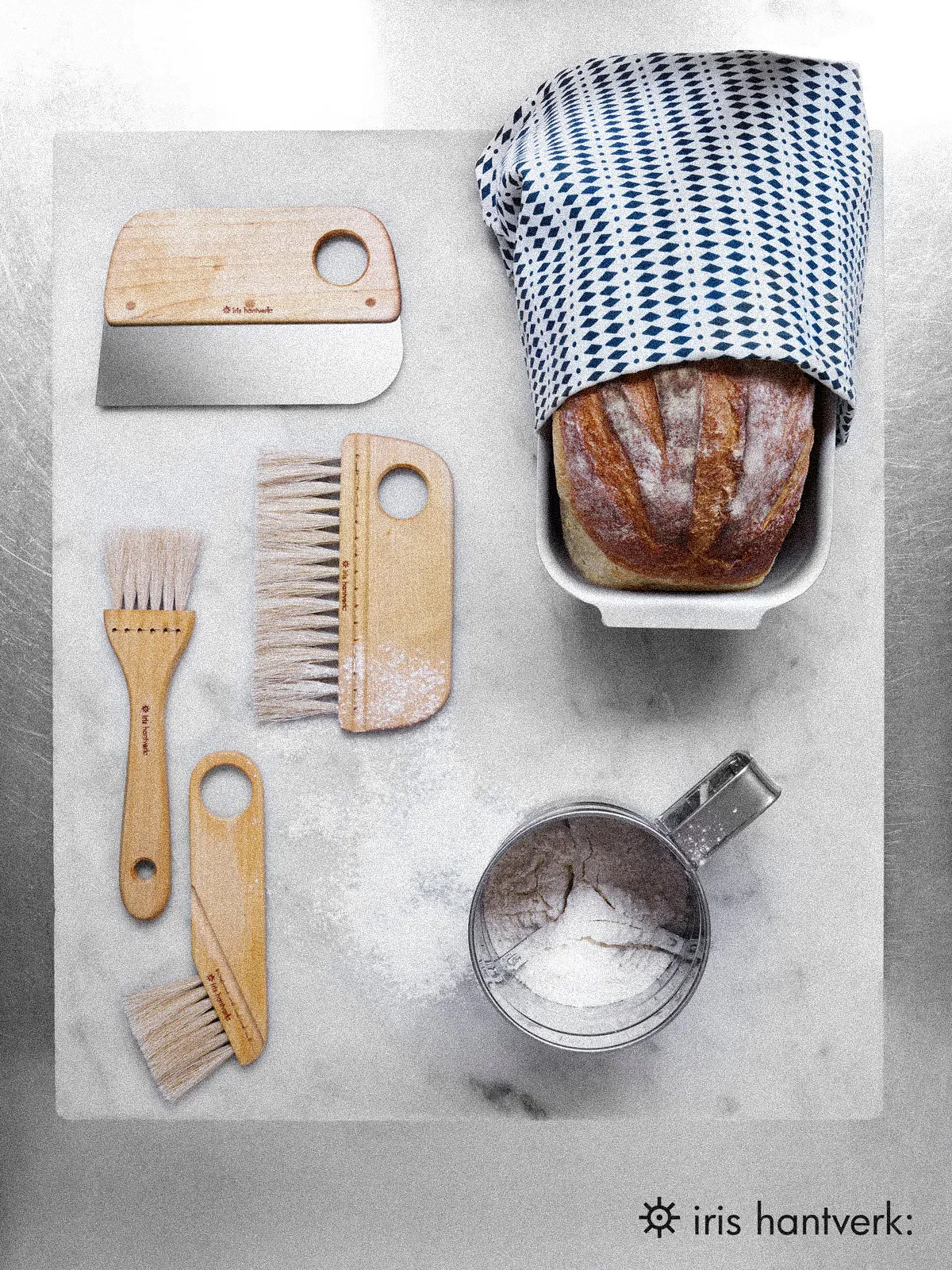 Back- und Küchenutensilien von Iris Hantverk